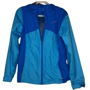Columbia Omni Shield Jacket Colorblock Blue Outdoor Blue L